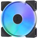 Вентилатори 180mm, Fractal Design Prisma AL-18 PWM (FD-FAN-PRI-AL18-PWM-2P), 4-pin PWM, 1200 rpm, черни