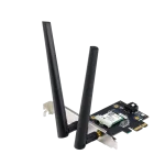 ASUS AX1800 Dual Band PCI-E WiFi 6 (802.11ax). Bluetooth 5.2, WPA3 network security, OFDMA and MU-MIMO