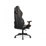 COUGAR Hotrod, Gaming Chair, High Density MoldShaping Foam, Hyper-Dura leatherette, Multi-zone backrest design, Up & Down Adjustment Lumbar Pillow, 3D Armrests, 5-Star Steel Base, Silent Casters, Weight Support - 136 kg