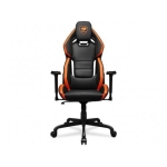 COUGAR Hotrod, Gaming Chair, High Density MoldShaping Foam, Hyper-Dura leatherette, Multi-zone backrest design, Up & Down Adjustment Lumbar Pillow, 3D Armrests, 5-Star Steel Base, Silent Casters, Weight Support - 136 kg