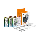 Вентилатори Xigmatek Infinity J22A Arctic EN49835, 3PCS J22A PWM Fans, ARGB & PWM Remote Control
