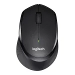 Мишка Logitech B330 Silent Plus, оптична, 1000 dpi, безжична, черна
