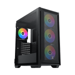 Кутия Xigmatek Master X II Pro, ATX, Black, 4PCS Z20A Fans