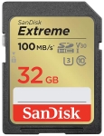SanDisk Extreme 32GB SDHC Memory Card + 1 year RescuePRO Deluxe up to 100MB/s & 60MB/s Read/Write speeds, UHS-I, Class 10, U3, V30 - Twin-pack