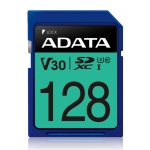 Карта памет 128GB SDXC A-Data Premier Pro, Class 10 UHS-I U3 (V30S), скорост на четене 100 MB/s, скорост на запис до 80 MB/s