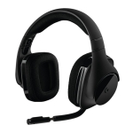 Слушалки Logitech G533, безжични, микрофон, гейминг, черни