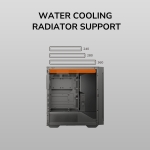 Кутия COUGAR MX600 Max RGB Black, ATX, 2 fans included