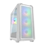Кутия COUGAR MX600 Mini V2 RGB PC Case, Mini Tower, E-ATX, 4 fans included, White