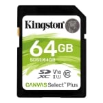 Kingston Canvas Select Plus SD 64GB, Class 10 UHS-I