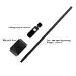 COOLMOON CM-VT192 GPU Holder, Aluminium, Black