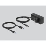 USB hub Delock 7 x USB-A, 1 x USB-B, 5 Gbps, Switches, LED indicator, Gray