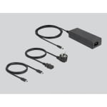 USB hub Delock Thunderbolt, 4 ports, 3 x Thunderbol 4, 1x USB-A, Gray