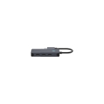USB hub RAPOO UCH-4002, 4-ports, 4 x USB-C, Black