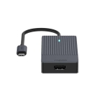 USB hub Rapoo 4 ports, 2 x USB-A, 1 x  USB-C, 1 x HDMI, Black