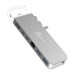 USB hub j5create JCD395, 4K60 Pro USB4 hbub, MagSafe Kit