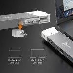 USB hub j5create JCD395, 4K60 Pro USB4 hbub, MagSafe Kit