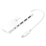 USB hub j5create Multi-Port JCD373, 6-ports USB, HDMI, SD, 3.5mm jack with PD