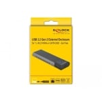 Delock, M.2 NVMe PCIe or SATA SSD, USB-C 3.2 Gen 2