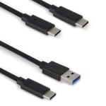 ACT AC1220, 2.5", SATA, USB-C 3.2 Gen2 (USB 3.1), Black