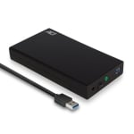 ACT AC1405, 3.5", SATA, USB 3.1 Gen1 (USB 3.0), Black