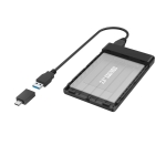 HAMA, 2.5", SSD, HDD, USB 3.2 Gen 1, SATA III, Black