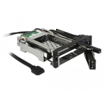 Delock 5.25″, 1 x 2.5″ + 1 x 3.5″ SATA HDD + 2 x USB 3.0 ports