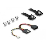 Delock 3.5″, 1 x 2.5″ SATA HDD / SSD, Black