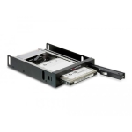 Delock 3.5″, 1 x 2.5″ SATA HDD / SSD, Black