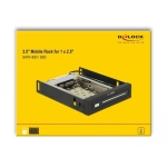 Delock 3.5″, 1 x 2.5″ SATA HDD / SSD, Black
