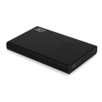 ACT AC1225, SATA, 2.5", USB-C 3.2 Gen2, Black