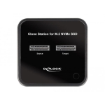 Delock M.2, 2 x M.2 NVMe, PCIe SSD, Cloning
