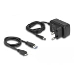 Delock, SuperSpeed USB 5 Gbps (USB 3.2 Gen 1) - SATA 6 Gbps, power adapter