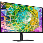 Monitor LED Samsung LS32A800NMPXEN HRM S80A, 32 inch UHD FLAT 16:9 (3840x2160) VA 60Hz, 300 cd/㎡, 1000:1, HDR10, 5ms, 178/178, 1xDP 1xHDMI, 3xUSB 3.0 1xUSB 2.0, 3.5 Jack,