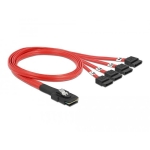 DeLock, Mini SAS SFF-8087 > 4 x SATA 7 pin, 0.5 m