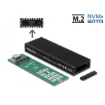 Delock for M.2 NVMe PCIe or SATA SSD, USB-C 3.2 Gen 2