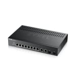 ZYXEL GS2220-10, 10 ports switch, managed L2, 8x Gigabit + 2x Gigabit combo (RJ45/SFP)