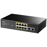 Cudy FS1010P, 8 ports switch, 10/100, PoE+ Switch 120W, 2 x Uplink ports