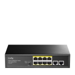 Cudy FS1010P, 8 ports switch, 10/100, PoE+ Switch 120W, 2 x Uplink ports