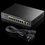 Cudy GS1010PE, 10 ports switch, 10/100/1000, PoE 120W, 2 x Uplink ports