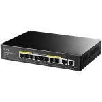 Cudy GS1010PE, 10 ports switch, 10/100/1000, PoE 120W, 2 x Uplink ports