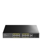Cudy FS1018PS1, 16 x 10/100 PoE+ Switch 190W, 2 x Gigabit ports, 1 x SFP Slot