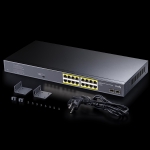 Cudy GS1020PS2, 16 x Gigabit PoE, 2 x Gigabit SFP switch