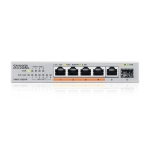 ZyXEL XMG-105  5 ports switch 2,5Gb + 1xSFP+, 4 ports 70W PoE++, not managed