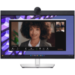 Monitor DELL P2424HEB Video Conferencing 24 inch 1920x1080 FHD, IPS Antiglare, 16:9, 1000:1, 250 cd/m2, 8ms/5ms, 178/178, 2xDP, HDMI, 2xUSB-C (DP/PD), USB-B, 3xUSB-A, RJ-45, Audio line out, 2x5W