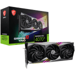 Видео карта MSI RTX 4070 Ti GAMING X TRIO 12G, 12GB GDDR6X