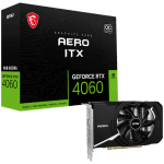 Видео карта MSI RTX 4060 AERO ITX 8G OC, 8GB GDDR6