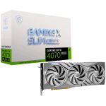 Видео карта MSI RTX 4070 SUPER 12G GAMING X SLIM WHITE, 12GB GDDR6X