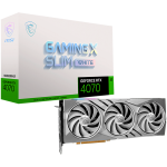 Видео карта MSI RTX 4070 GAMING X SLIM WHITE 12G, 12GB GDDR6X