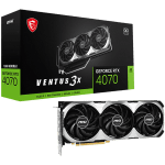 Видео карта MSI RTX 4070 VENTUS 3X 12G OC, 12GB GDDR6X