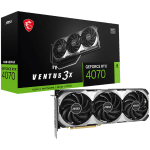 Видео карта MSI RTX 4070 VENTUS 3X E 12G OC, 12GB GDDR6X